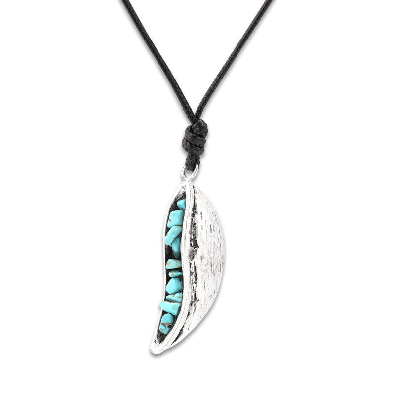 Turquoise Moon Necklace