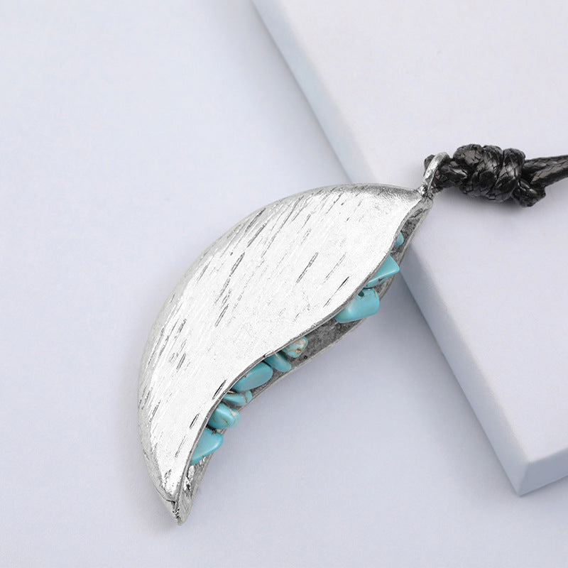 Turquoise Moon Necklace