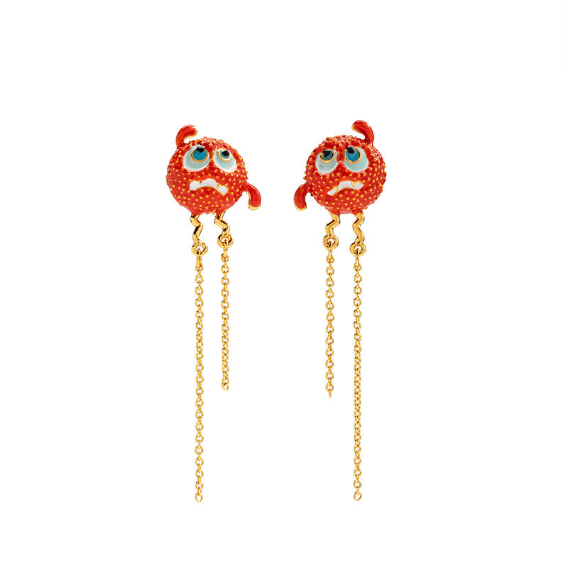 Running Monster Earrings