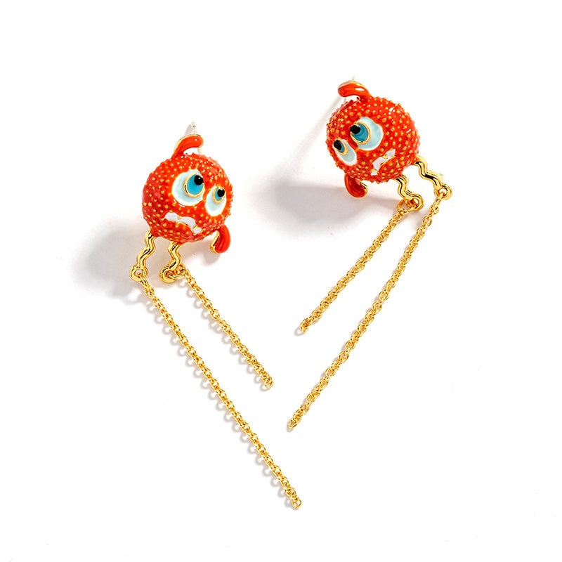 Running Monster Earrings