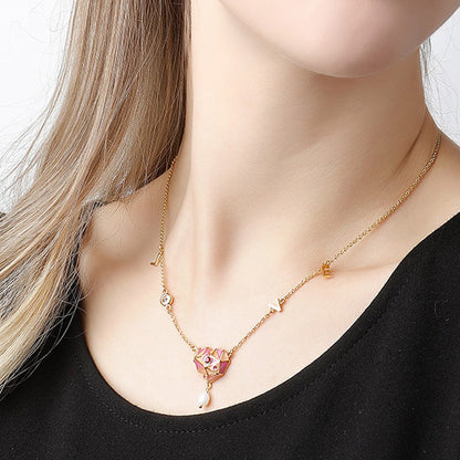 Faceted Heart Love Necklace