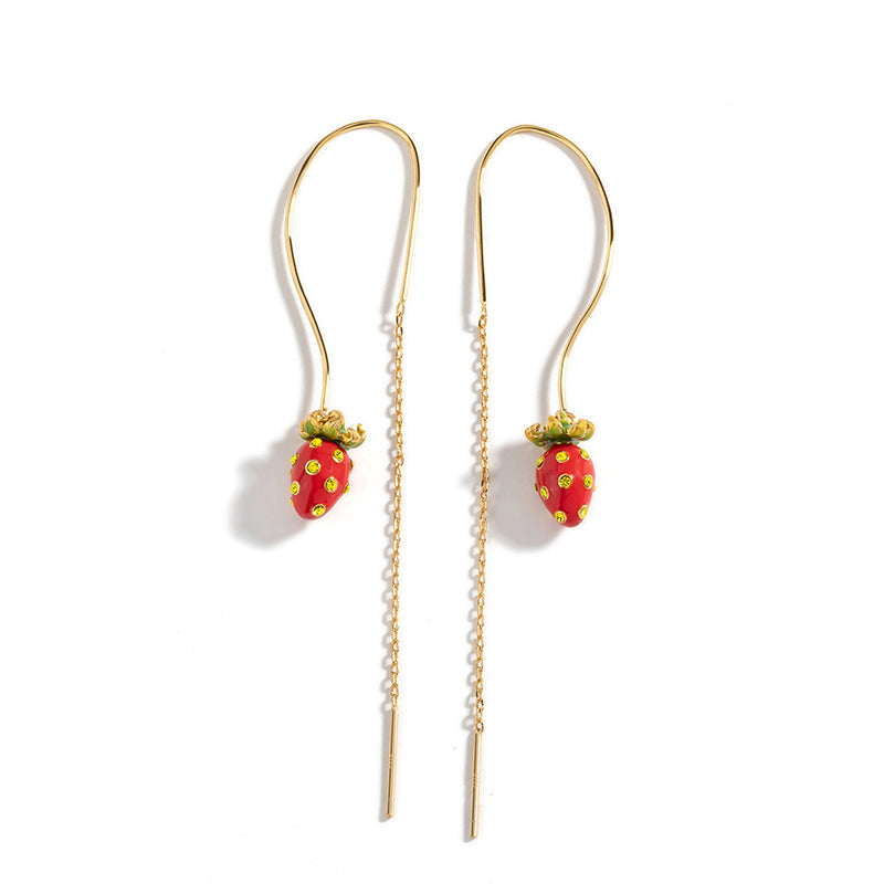 Strawberry Story earrings