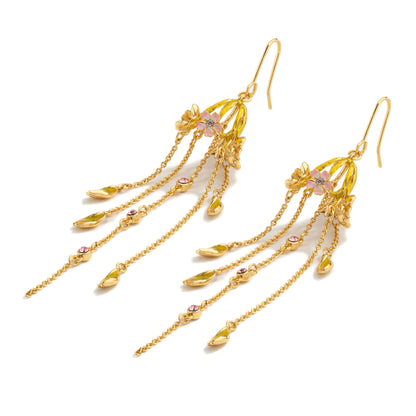 Sakura Tassels Earrings