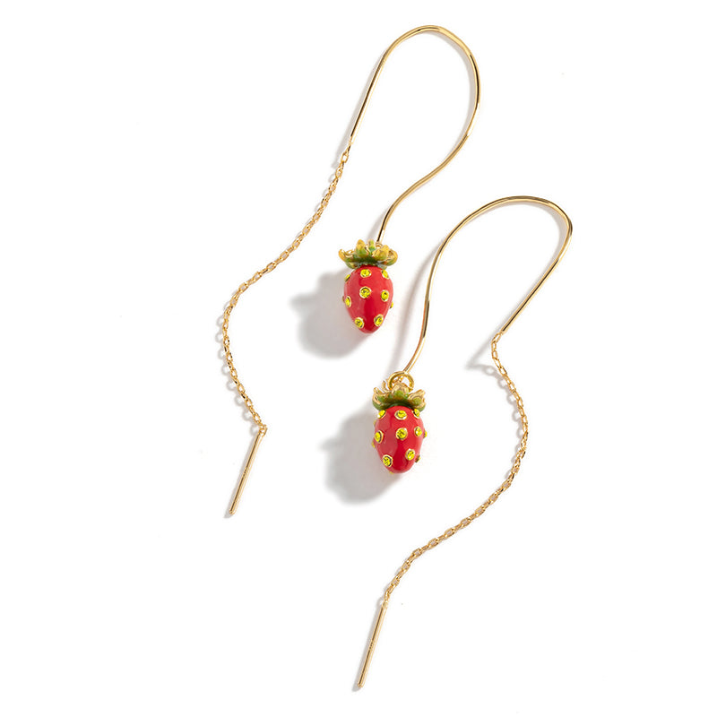 Strawberry Story earrings