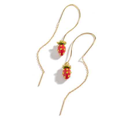 Strawberry Story earrings