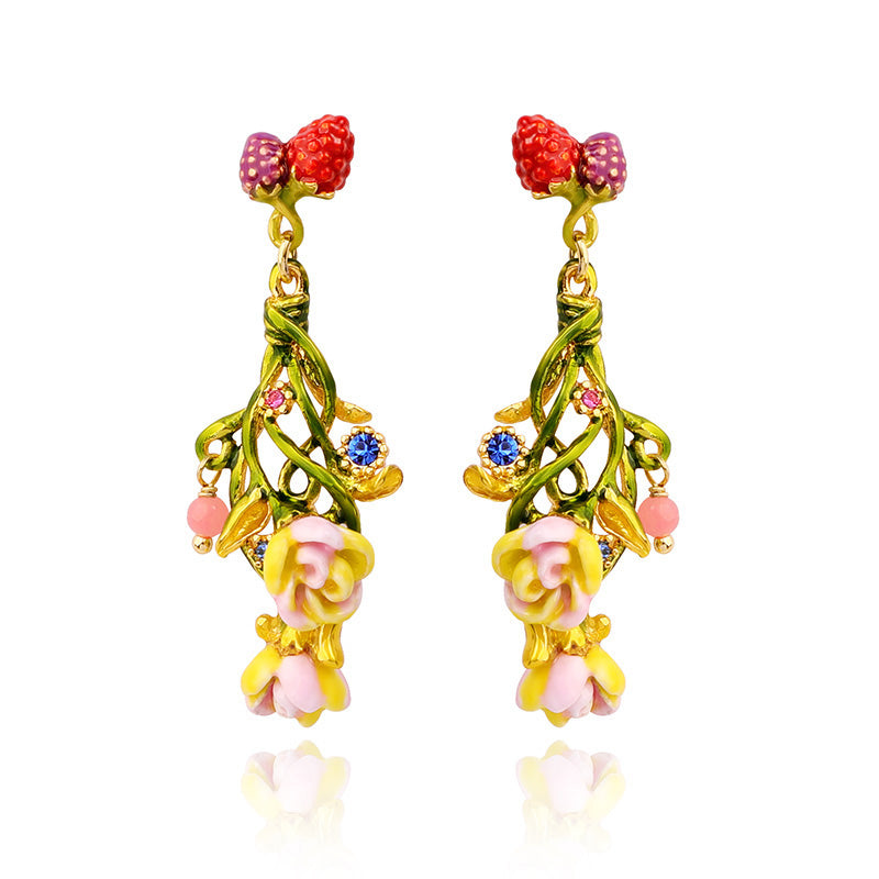 Lily and Berry Earrings