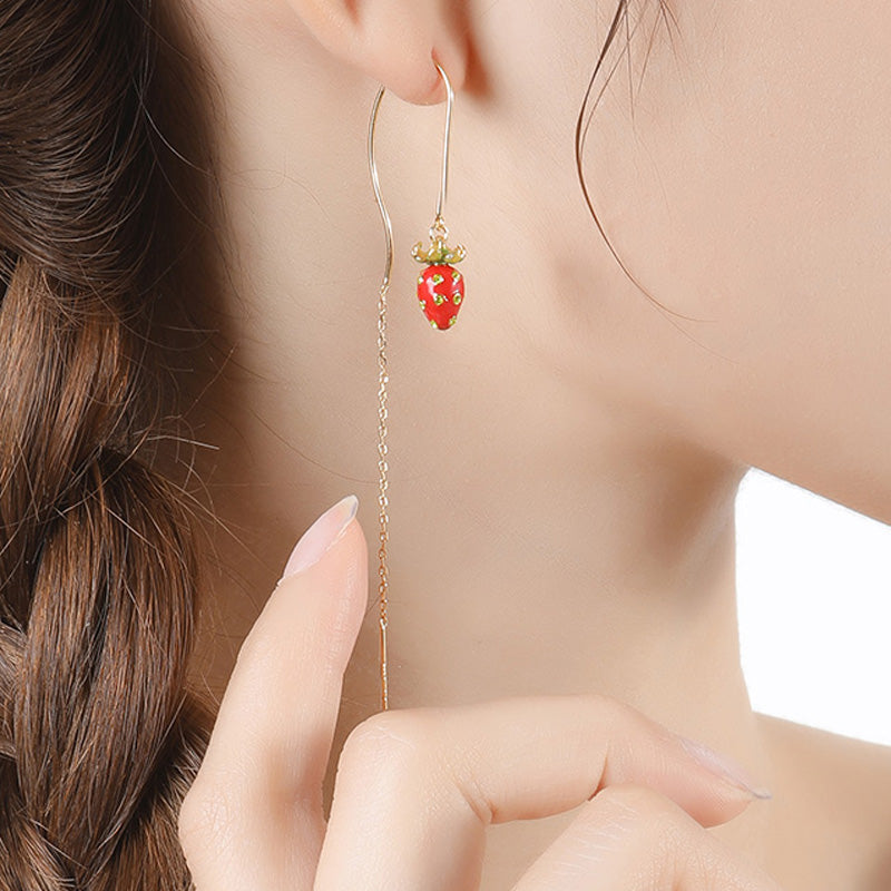 Strawberry Story earrings