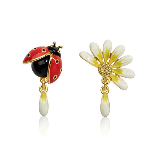 Daisy Ladybird Earrings