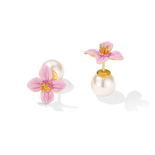 Flower Pearl Earrings